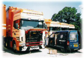 We provide a service to major haulage companies